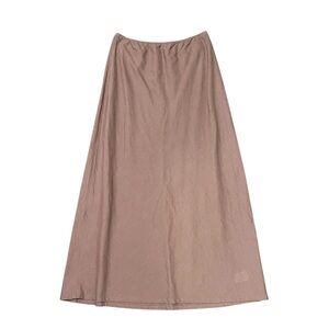 American Eagle Cotton Brown Maxi Skirt